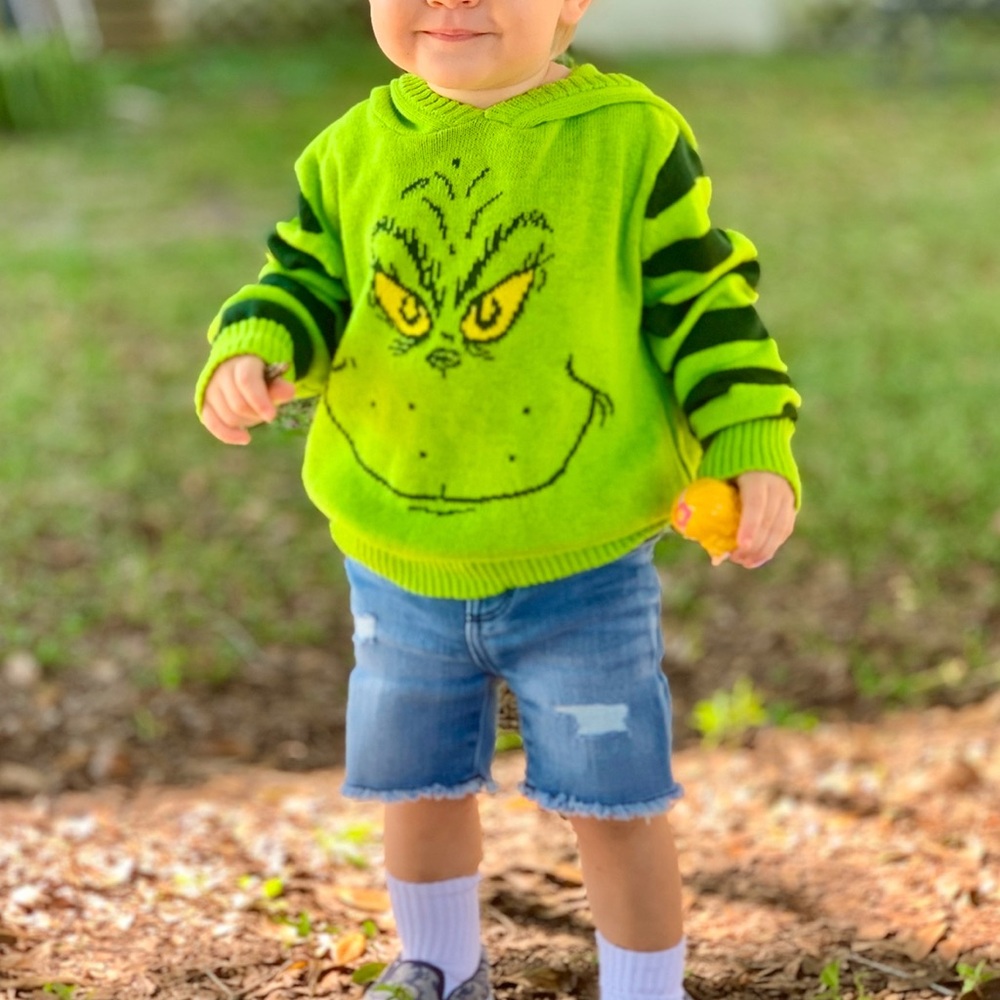 Grinch Christmas Sweater Toddler